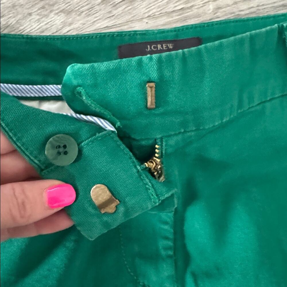 J. Crew Green Chino 4" Inseam Short Size 2 - Picture 4 of 6
